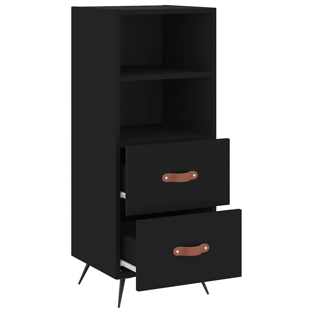 Buffet Noir 34,5x34x90 cm Bois d'ingénierie - XIOS