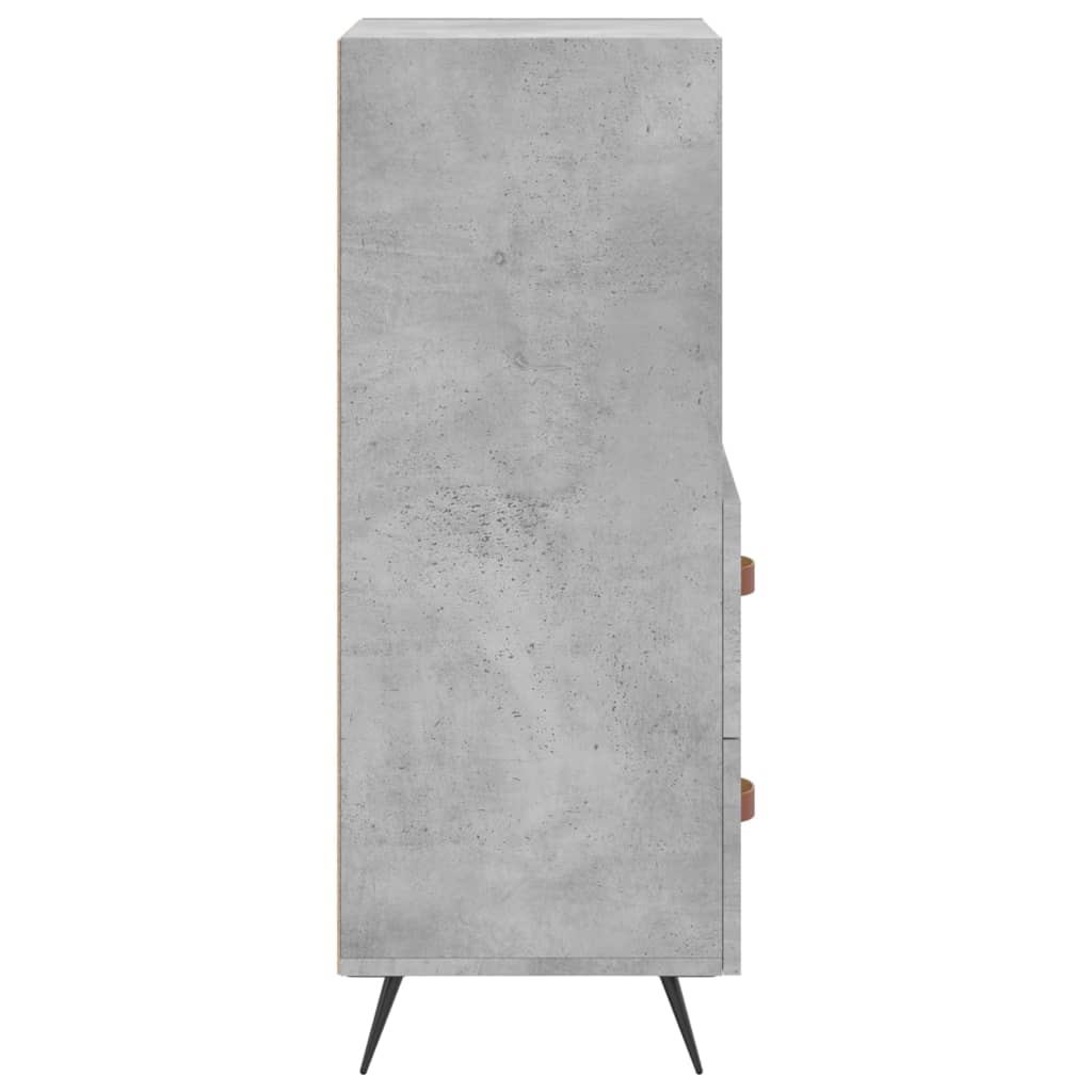Buffet Gris béton 34,5x34x90 cm Bois d'ingénierie - XIOS