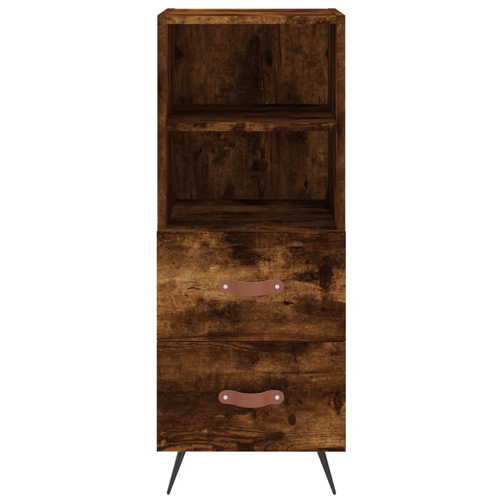 Buffet Chêne fumé 34,5x34x90 cm Bois d'ingénierie - XIOS