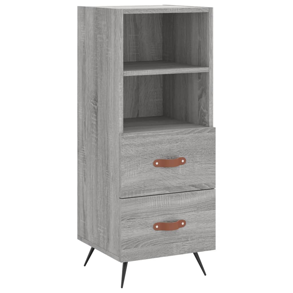 Buffet Sonoma gris 34,5x34x90 cm Bois d'ingénierie - XIOS