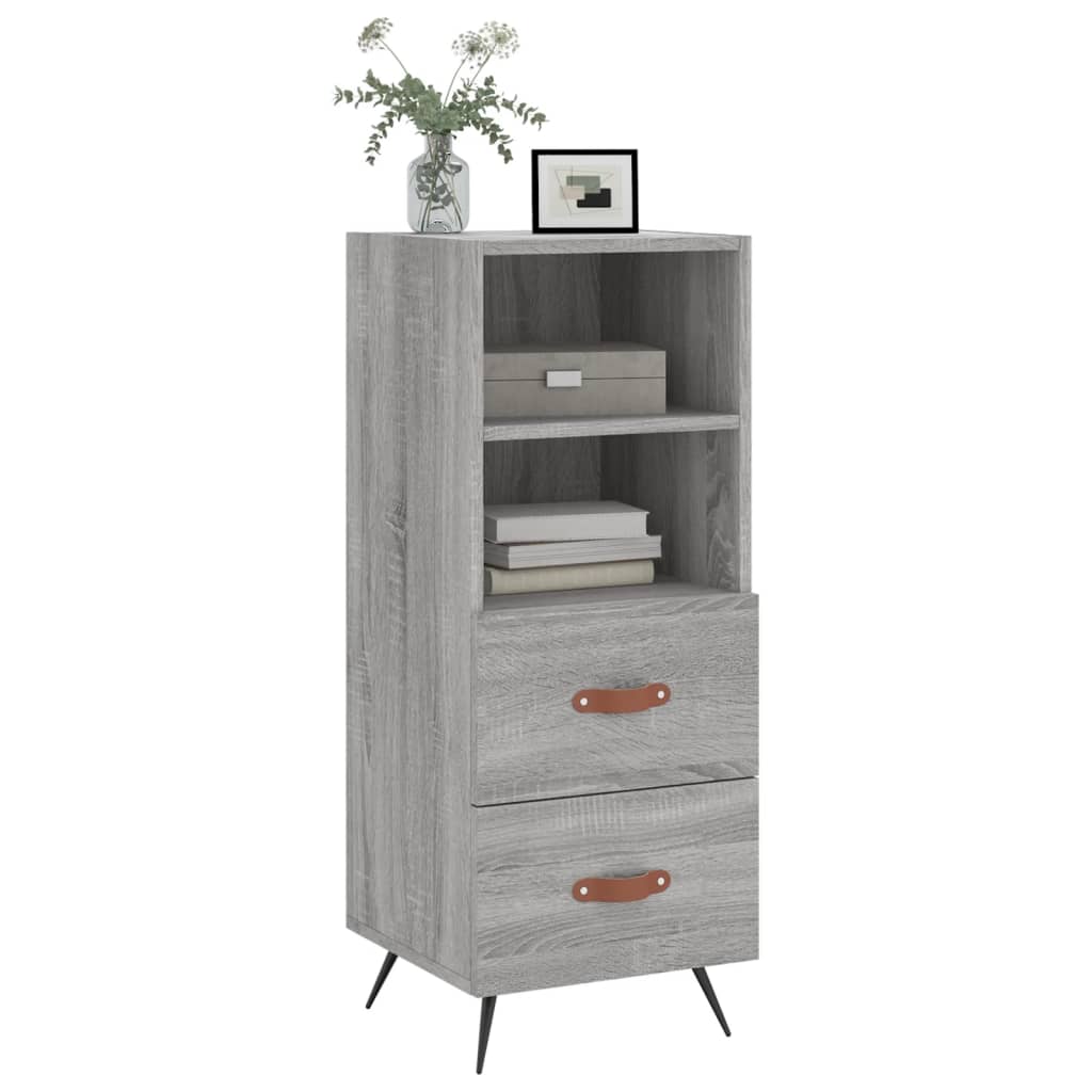 Buffet Sonoma gris 34,5x34x90 cm Bois d'ingénierie - XIOS