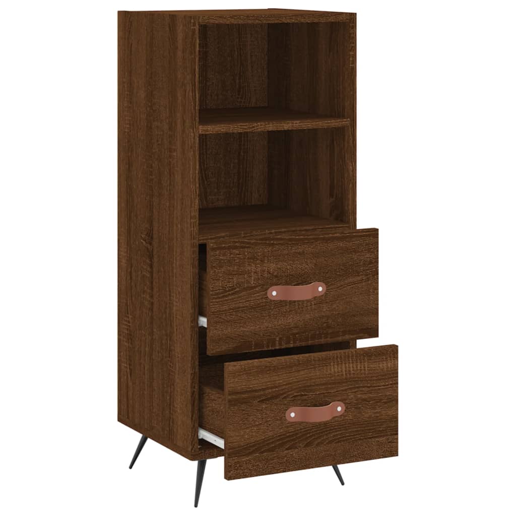 Buffet Chêne marron 34,5x34x90 cm Bois d'ingénierie - XIOS