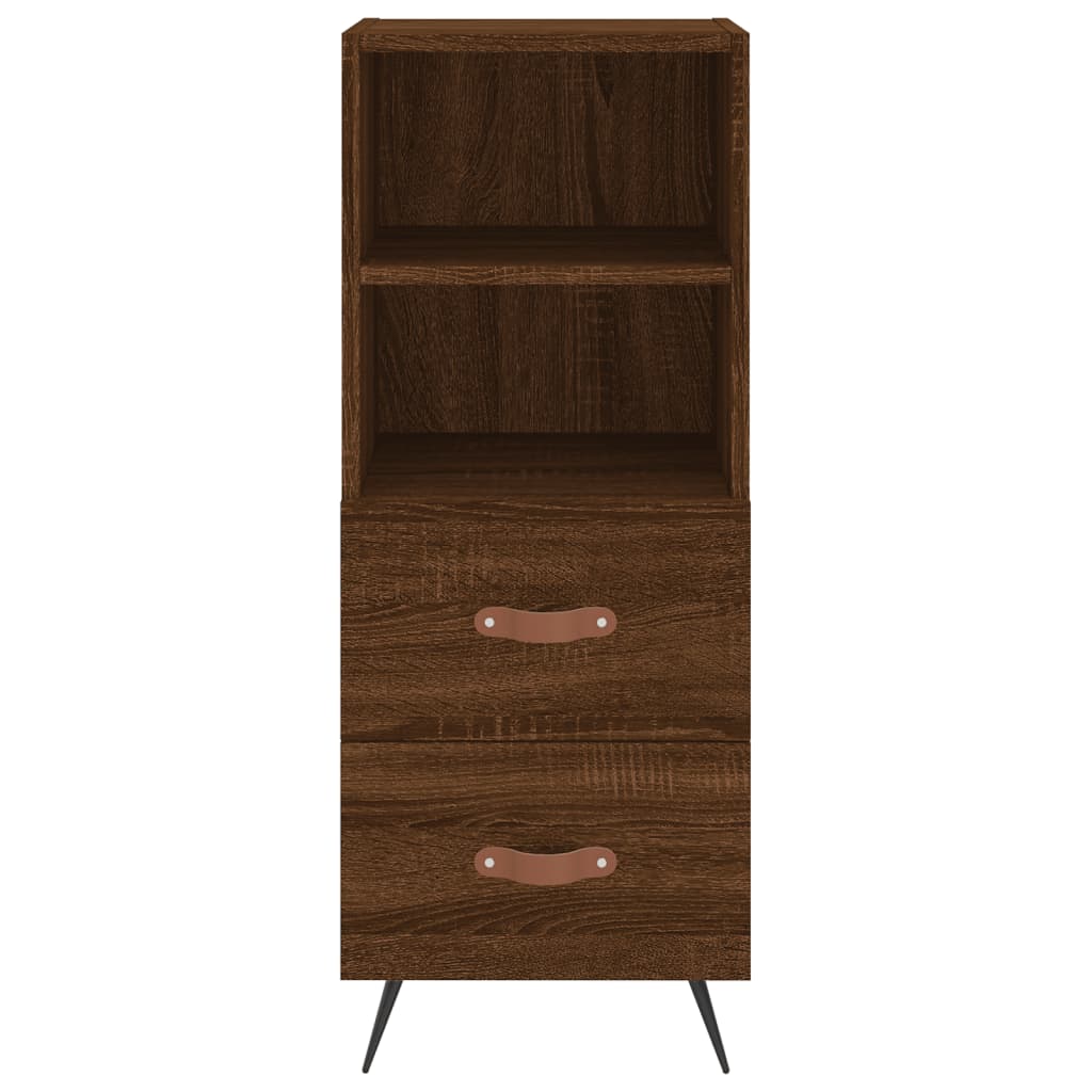 Buffet Chêne marron 34,5x34x90 cm Bois d'ingénierie - XIOS