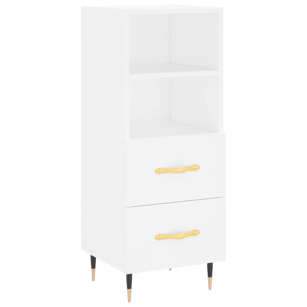 Buffet blanc 34,5x34x90 cm bois d'ingénierie - XIOS