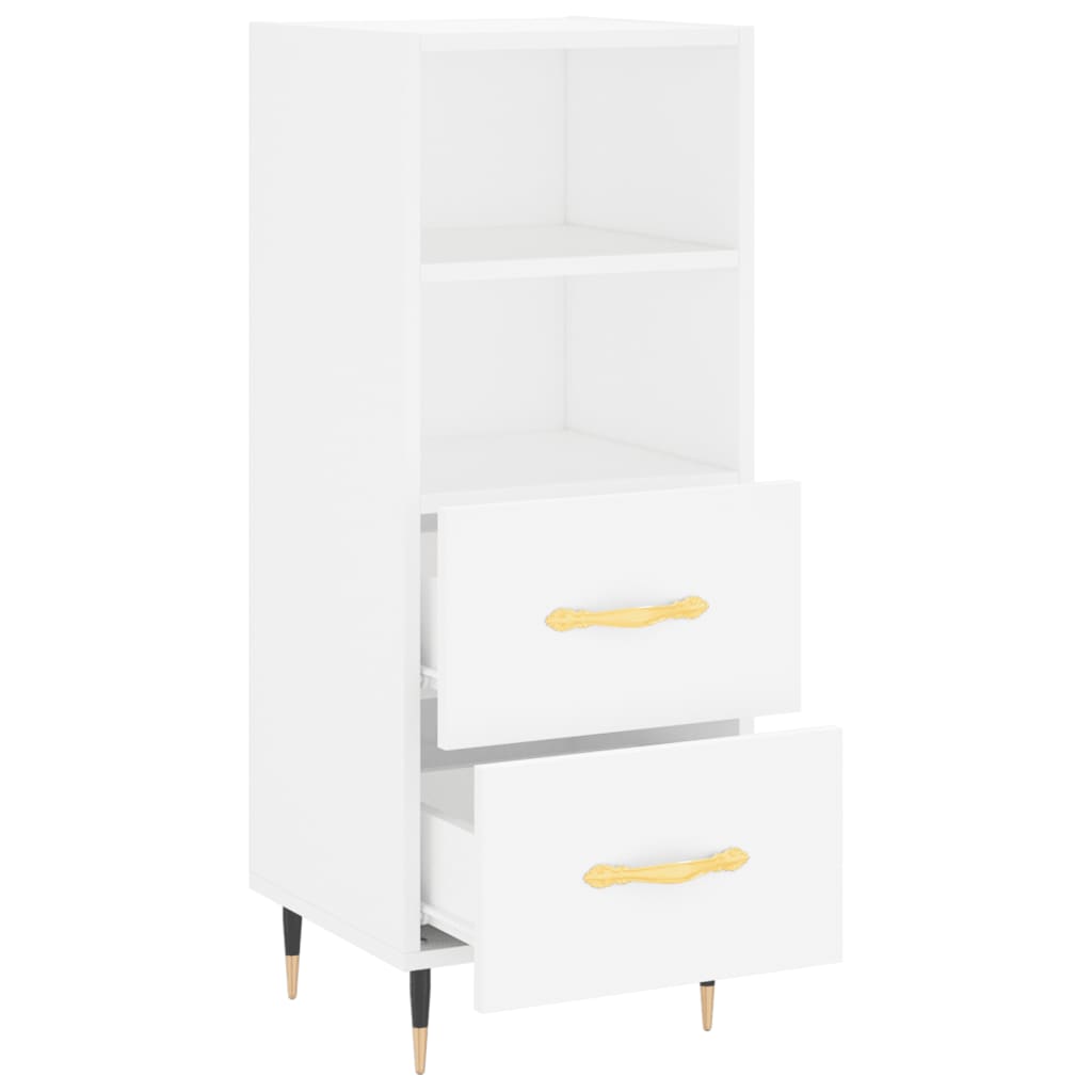 Buffet blanc 34,5x34x90 cm bois d'ingénierie - XIOS