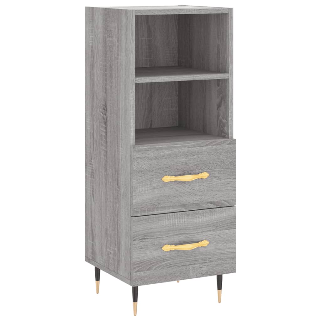 Buffet Sonoma gris 34,5x34x90 cm Bois d'ingénierie - XIOS