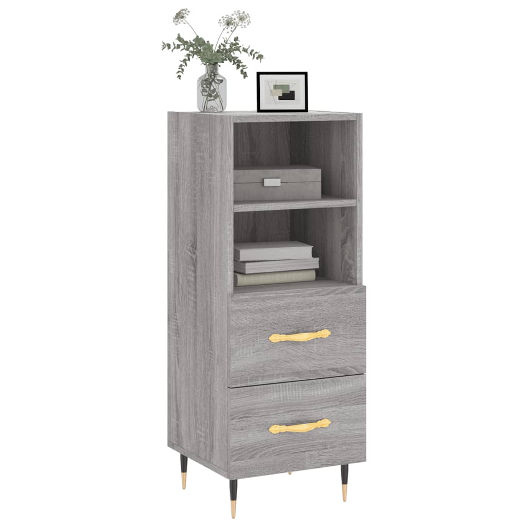 Buffet Sonoma gris 34,5x34x90 cm Bois d'ingénierie - XIOS