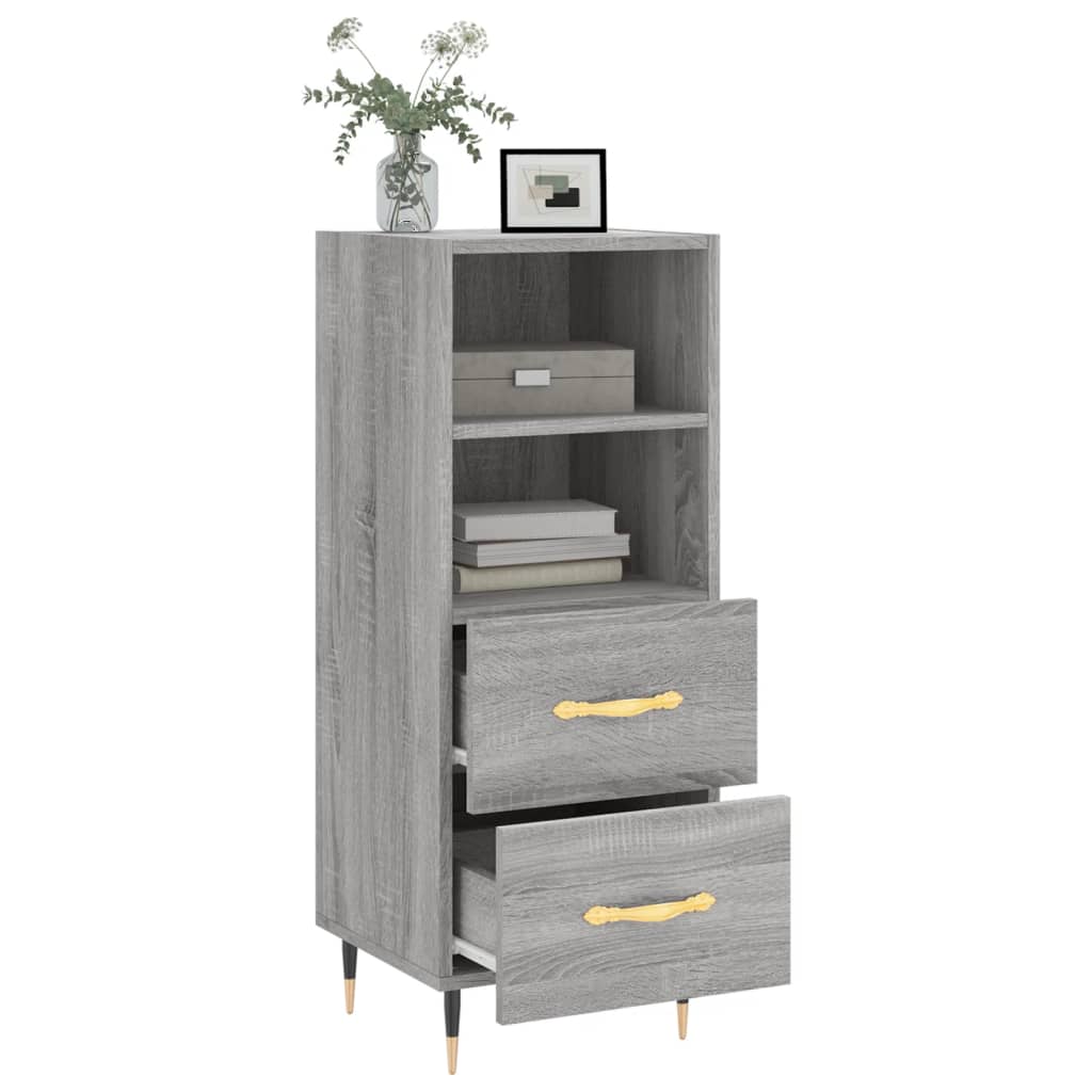 Buffet Sonoma gris 34,5x34x90 cm Bois d'ingénierie - XIOS