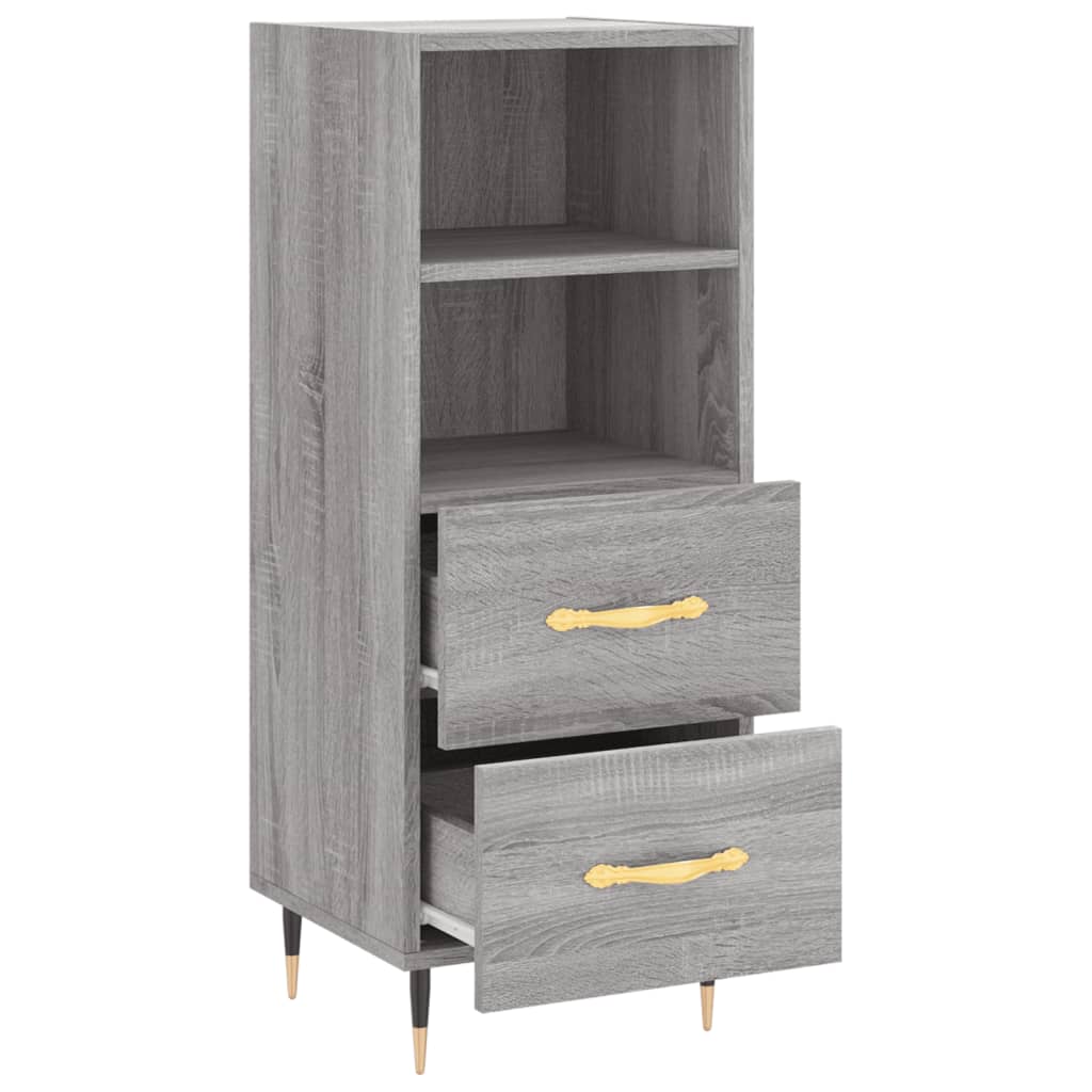 Buffet Sonoma gris 34,5x34x90 cm Bois d'ingénierie - XIOS