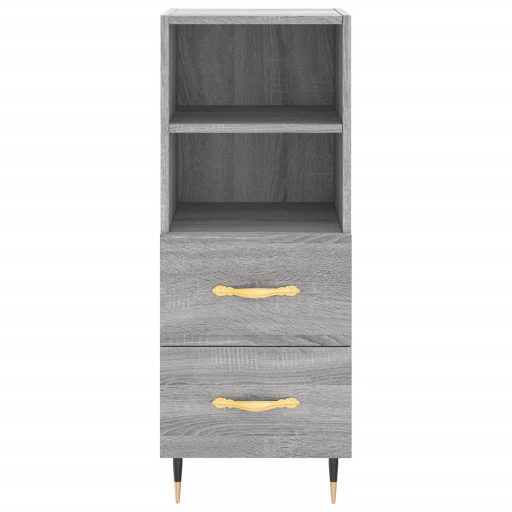 Buffet Sonoma gris 34,5x34x90 cm Bois d'ingénierie - XIOS