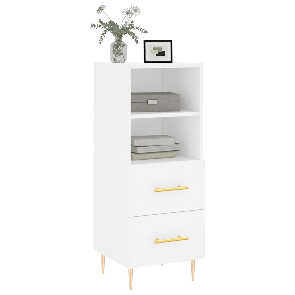 Buffet blanc 34,5x34x90 cm bois d'ingénierie - XIOS