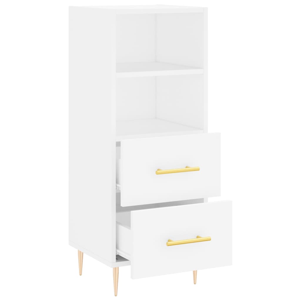 Buffet blanc 34,5x34x90 cm bois d'ingénierie - XIOS