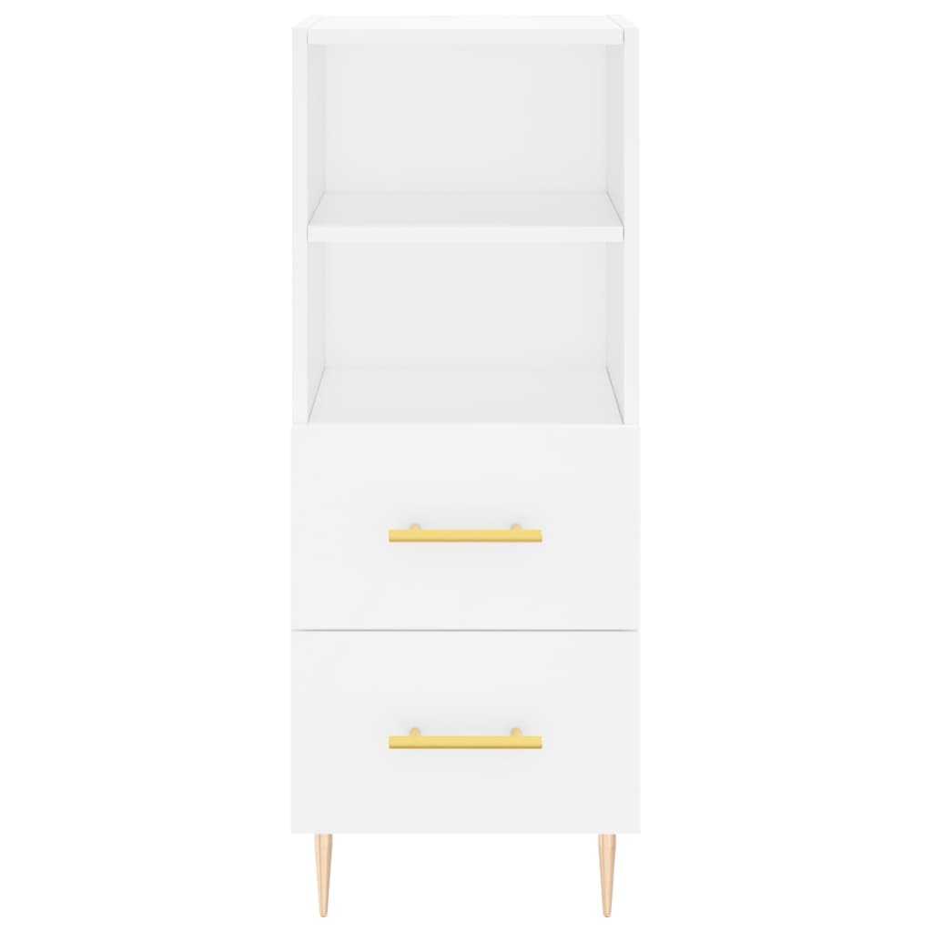 Buffet blanc 34,5x34x90 cm bois d'ingénierie - XIOS