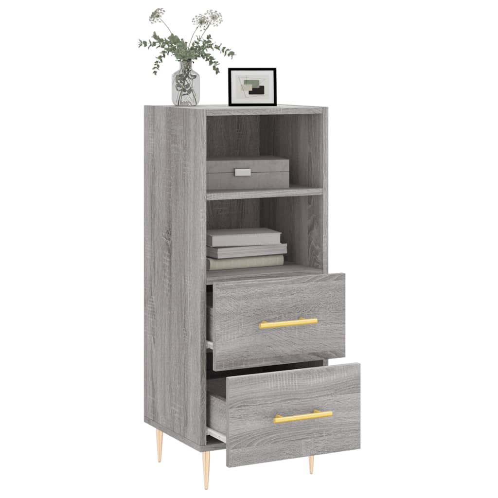 Buffet Sonoma gris 34,5x34x90 cm Bois d'ingénierie - XIOS