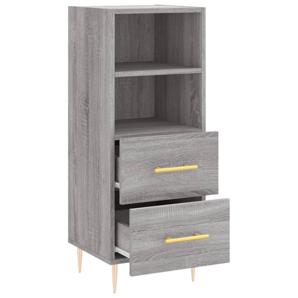 Buffet Sonoma gris 34,5x34x90 cm Bois d'ingénierie - XIOS