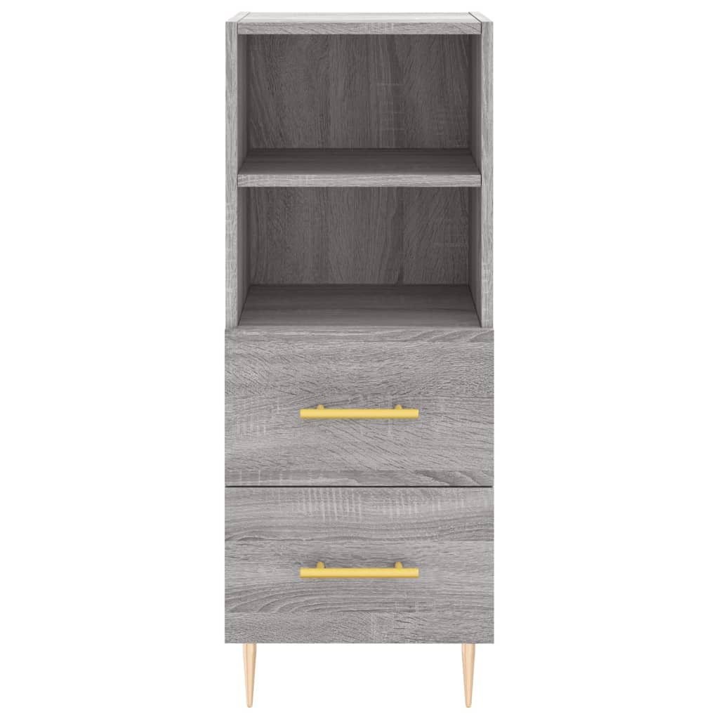 Buffet Sonoma gris 34,5x34x90 cm Bois d'ingénierie - XIOS