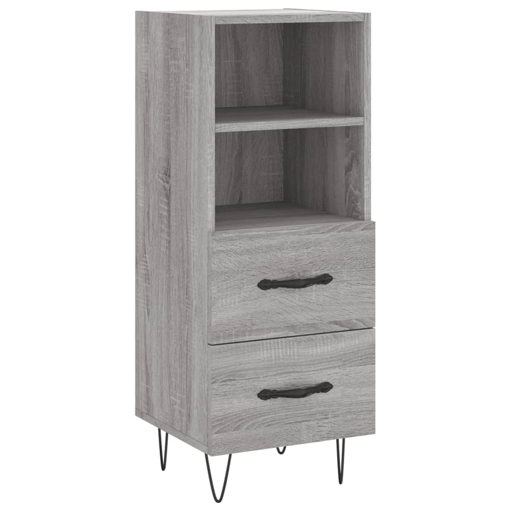 Buffet Sonoma gris 34,5x34x90 cm Bois d'ingénierie - XIOS
