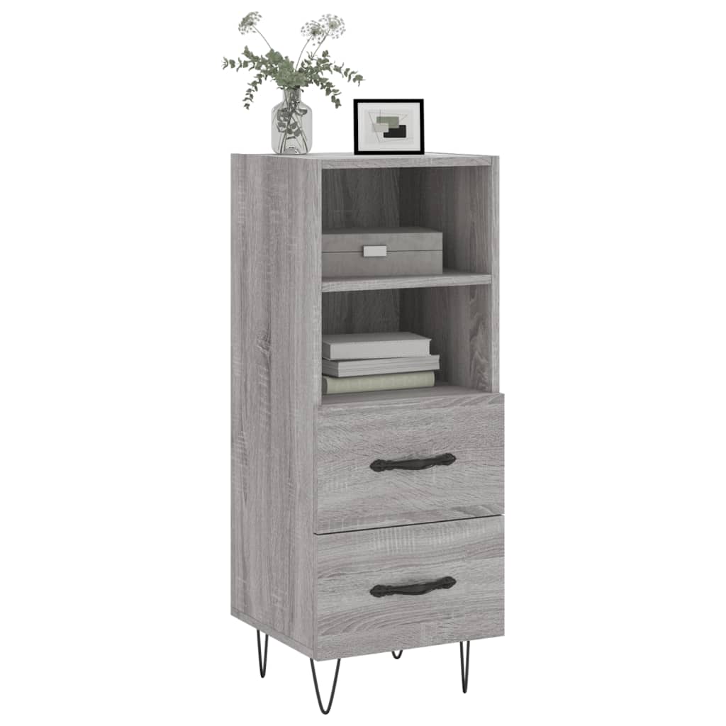 Buffet Sonoma gris 34,5x34x90 cm Bois d'ingénierie - XIOS