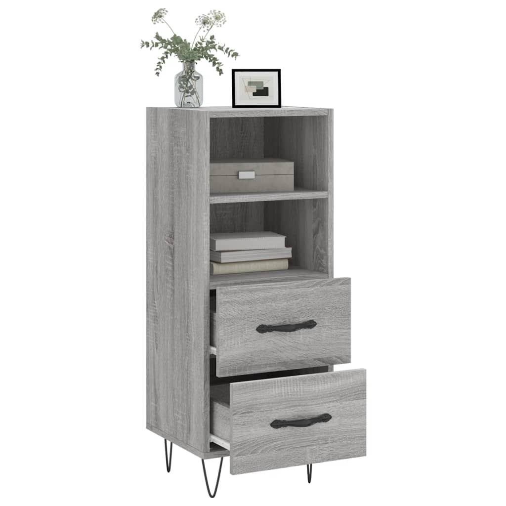Buffet Sonoma gris 34,5x34x90 cm Bois d'ingénierie - XIOS