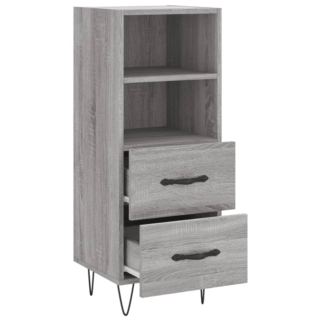 Buffet Sonoma gris 34,5x34x90 cm Bois d'ingénierie - XIOS