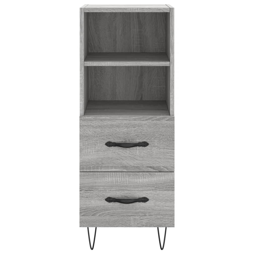 Buffet Sonoma gris 34,5x34x90 cm Bois d'ingénierie - XIOS