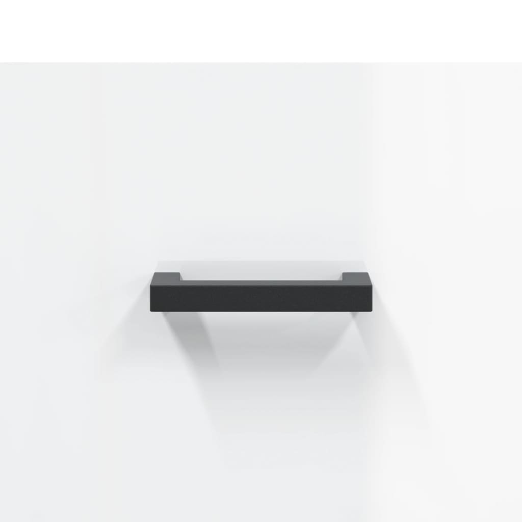 Buffet Blanc brillant 34,5x34x90 cm Bois d'ingénierie - XIOS