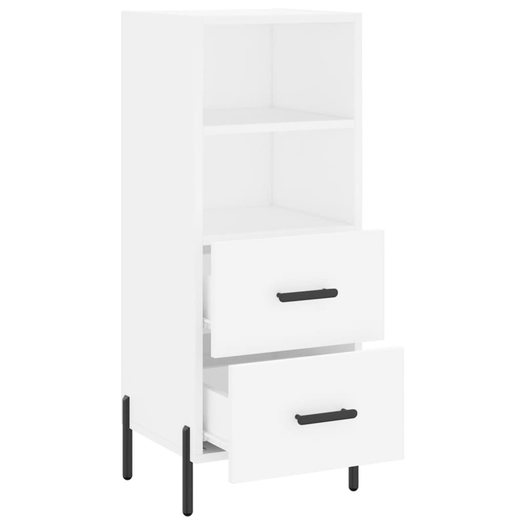 Buffet blanc 34,5x34x90 cm bois d'ingénierie - XIOS