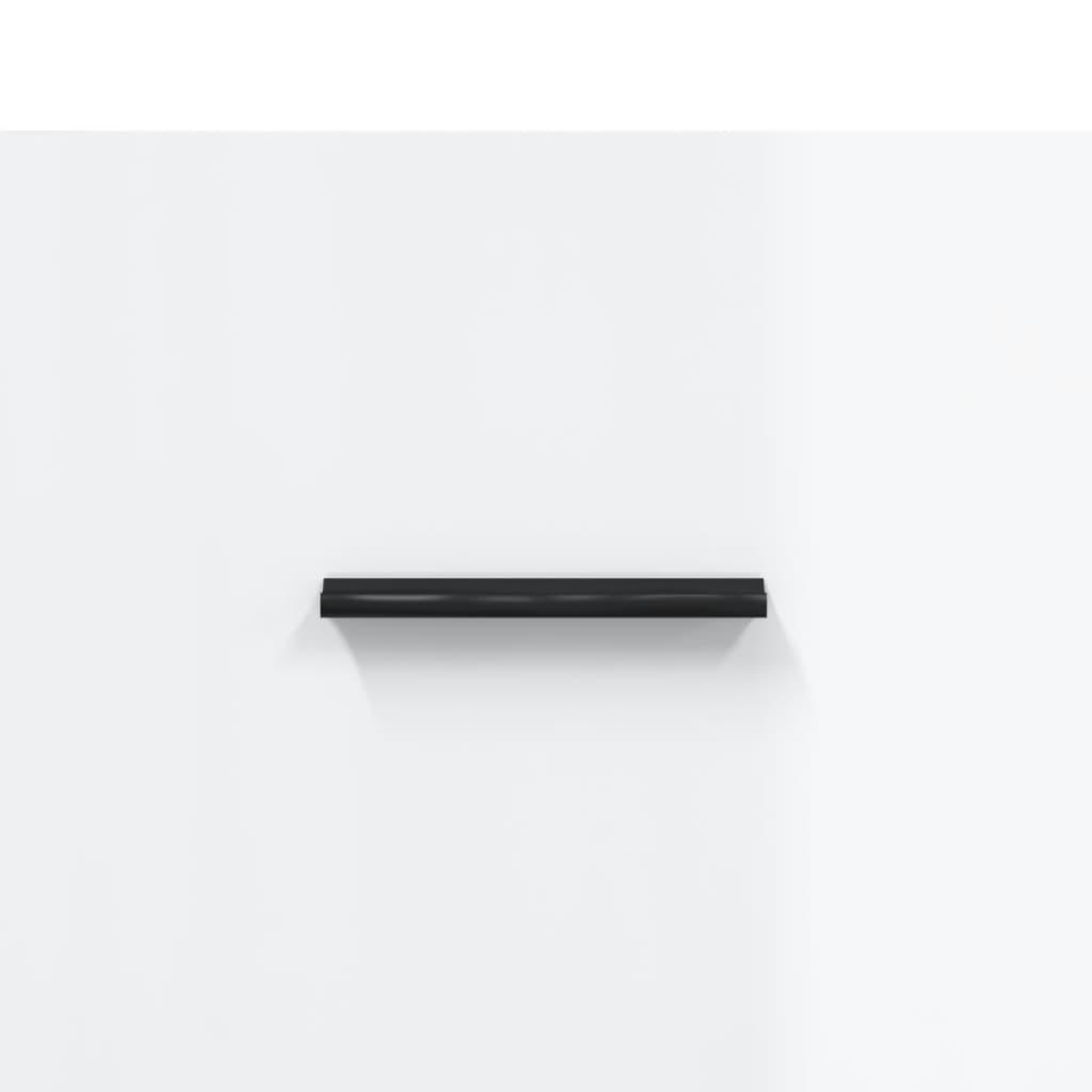 Buffet Blanc brillant 34,5x34x90 cm Bois d'ingénierie - XIOS