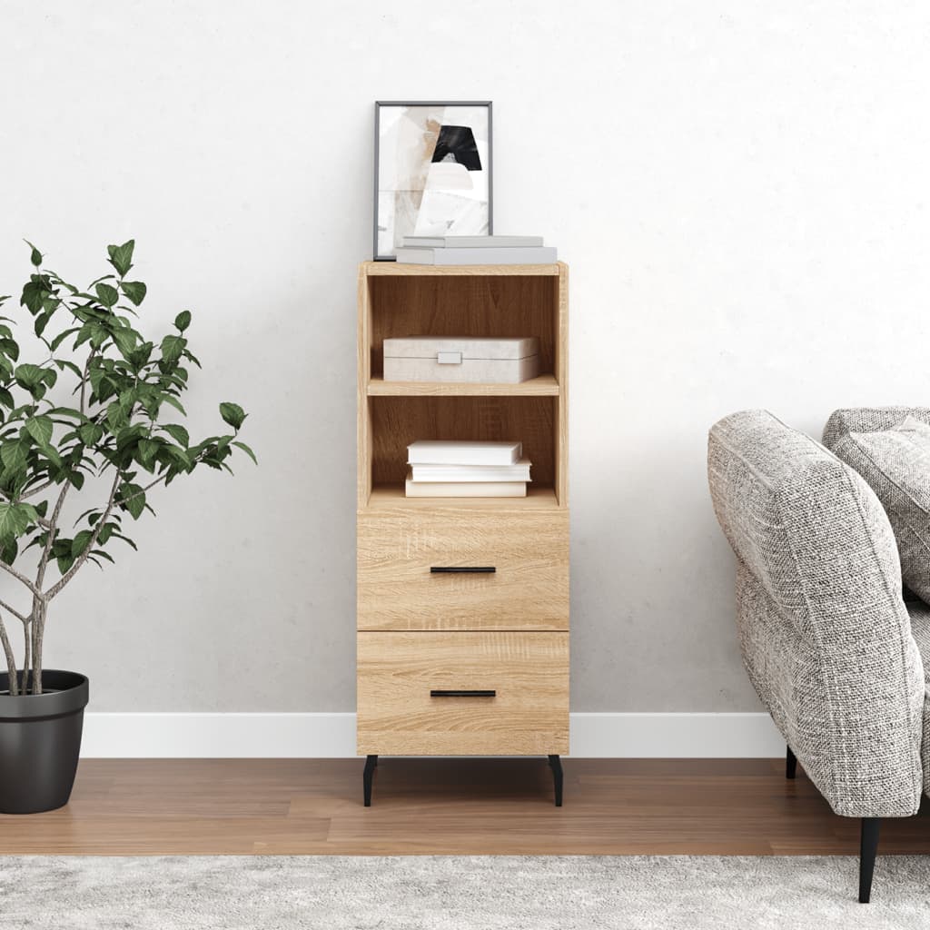 Buffet Chêne sonoma 34,5x34x90 cm Bois d'ingénierie - XIOS