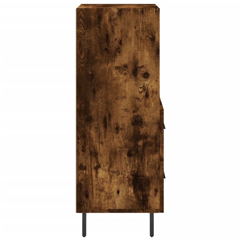 Buffet Chêne fumé 34,5x34x90 cm Bois d'ingénierie - XIOS