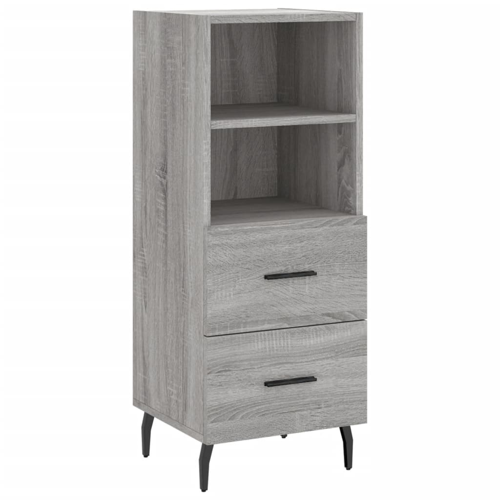 Buffet Sonoma gris 34,5x34x90 cm Bois d'ingénierie - XIOS
