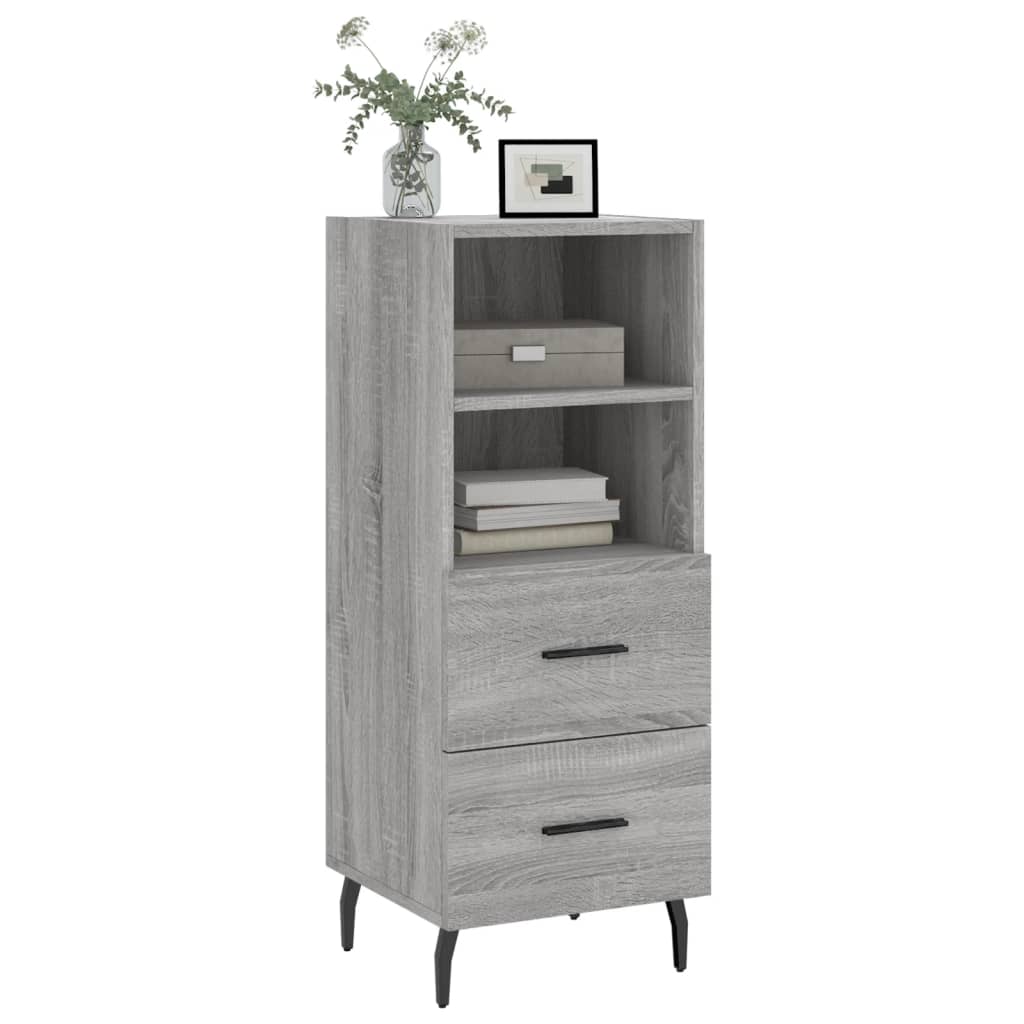 Buffet Sonoma gris 34,5x34x90 cm Bois d'ingénierie - XIOS