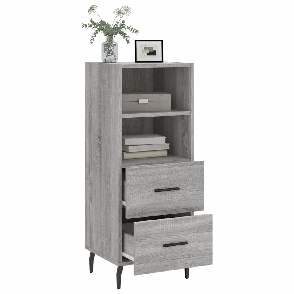 Buffet Sonoma gris 34,5x34x90 cm Bois d'ingénierie - XIOS