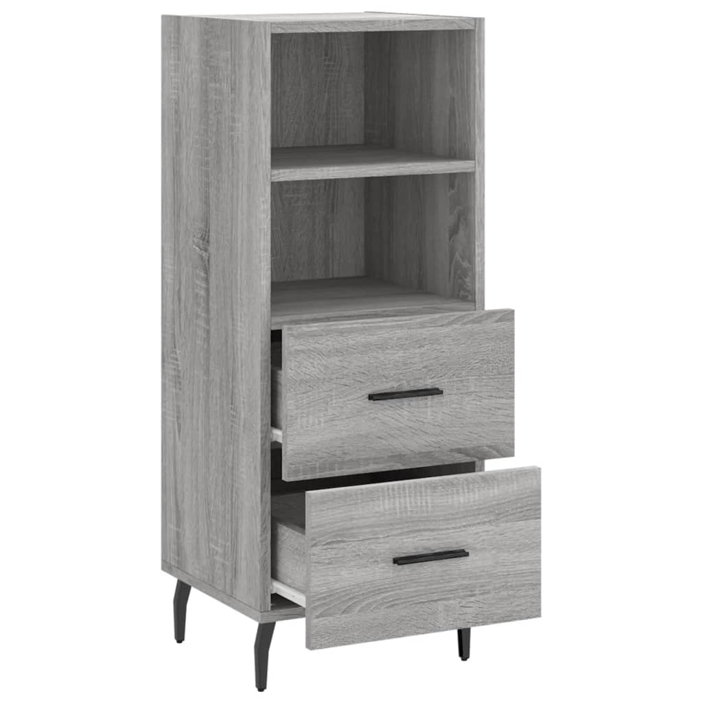 Buffet Sonoma gris 34,5x34x90 cm Bois d'ingénierie - XIOS