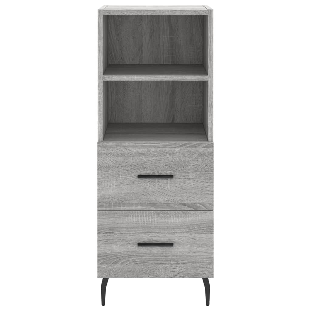 Buffet Sonoma gris 34,5x34x90 cm Bois d'ingénierie - XIOS