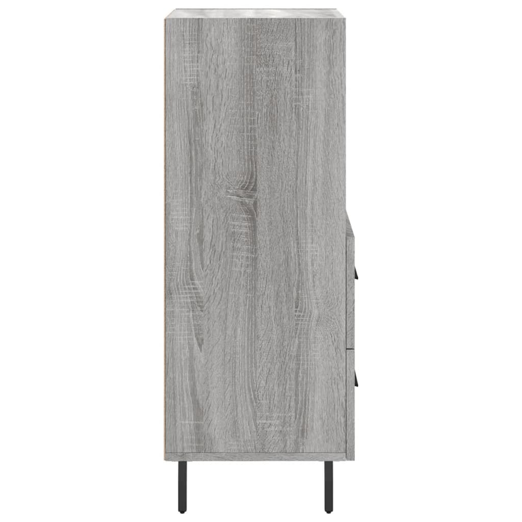 Buffet Sonoma gris 34,5x34x90 cm Bois d'ingénierie - XIOS