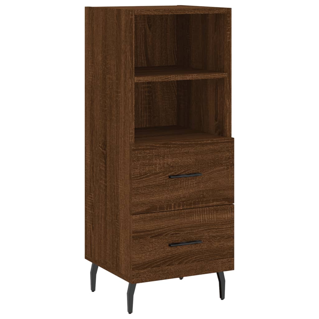 Buffet Chêne marron 34,5x34x90 cm Bois d'ingénierie - XIOS