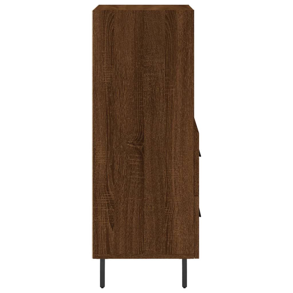 Buffet Chêne marron 34,5x34x90 cm Bois d'ingénierie - XIOS