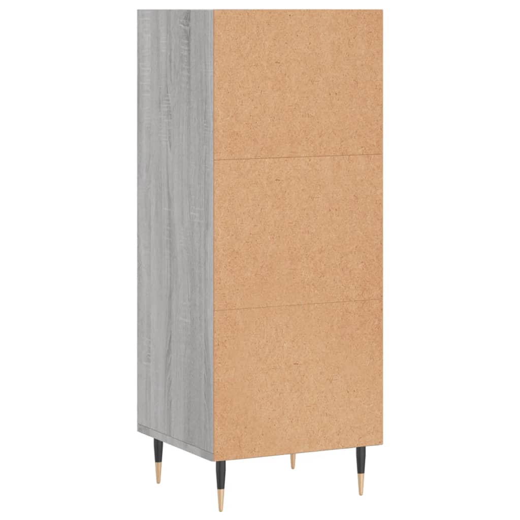 Buffet sonoma gris 34,5x32,5x90 cm bois d'ingénierie - XIOS