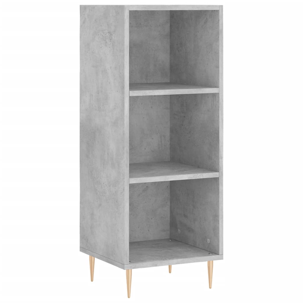 Buffet gris béton 34,5x32,5x90 cm bois d'ingénierie - XIOS