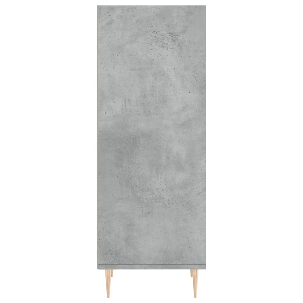 Buffet gris béton 34,5x32,5x90 cm bois d'ingénierie - XIOS