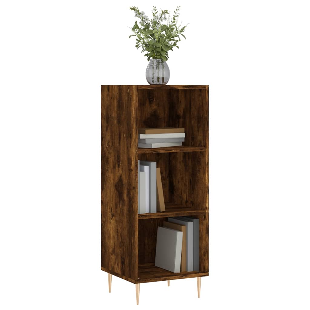 Buffet chêne fumé 34,5x32,5x90 cm bois d'ingénierie - XIOS