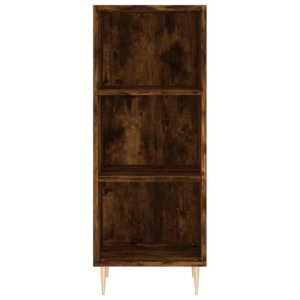 Buffet chêne fumé 34,5x32,5x90 cm bois d'ingénierie - XIOS