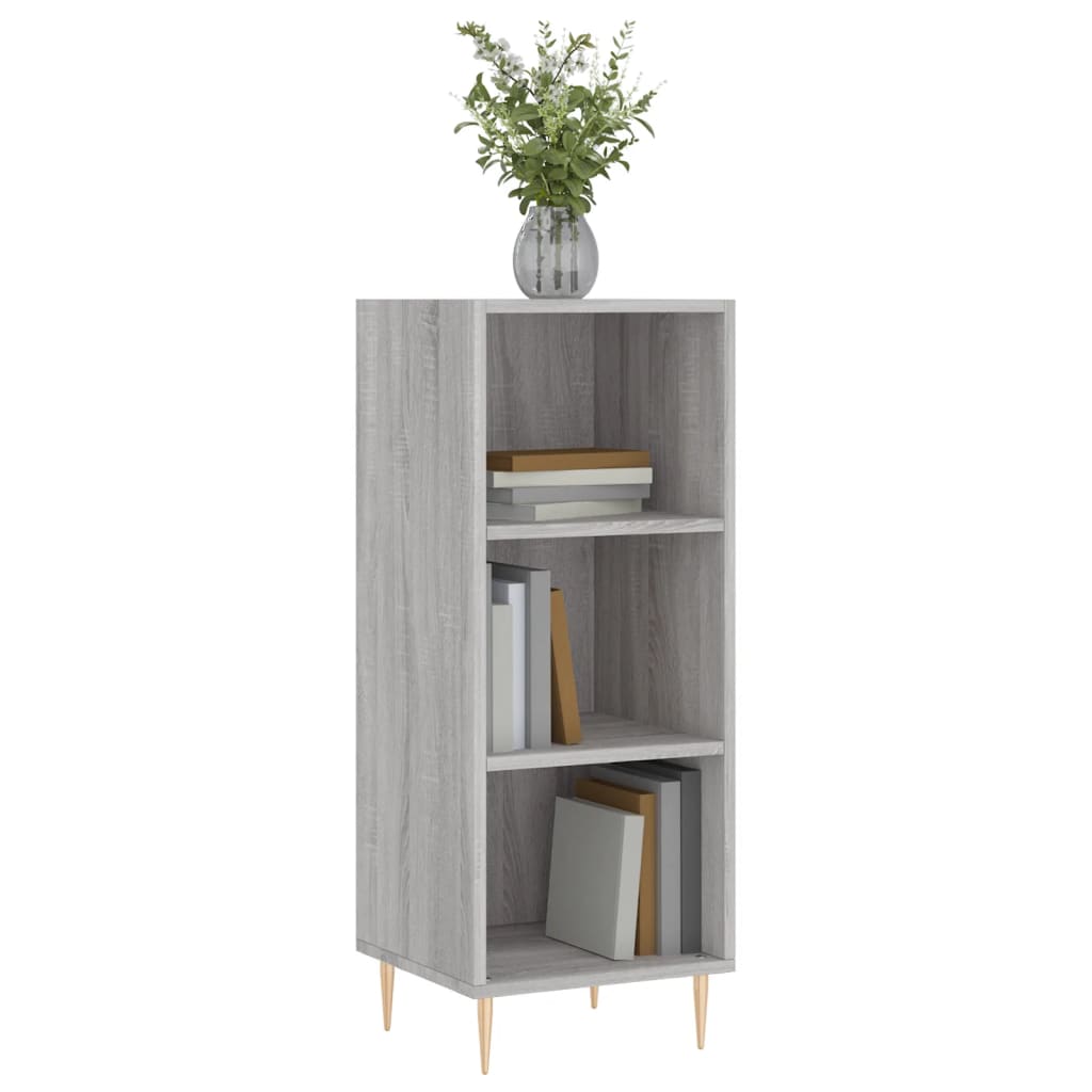 Buffet sonoma gris 34,5x32,5x90 cm bois d'ingénierie - XIOS