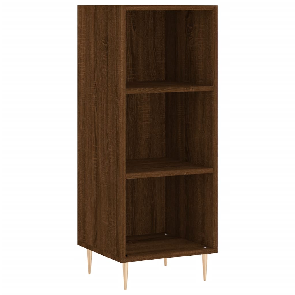 Buffet chêne marron 34,5x32,5x90 cm bois d'ingénierie - XIOS