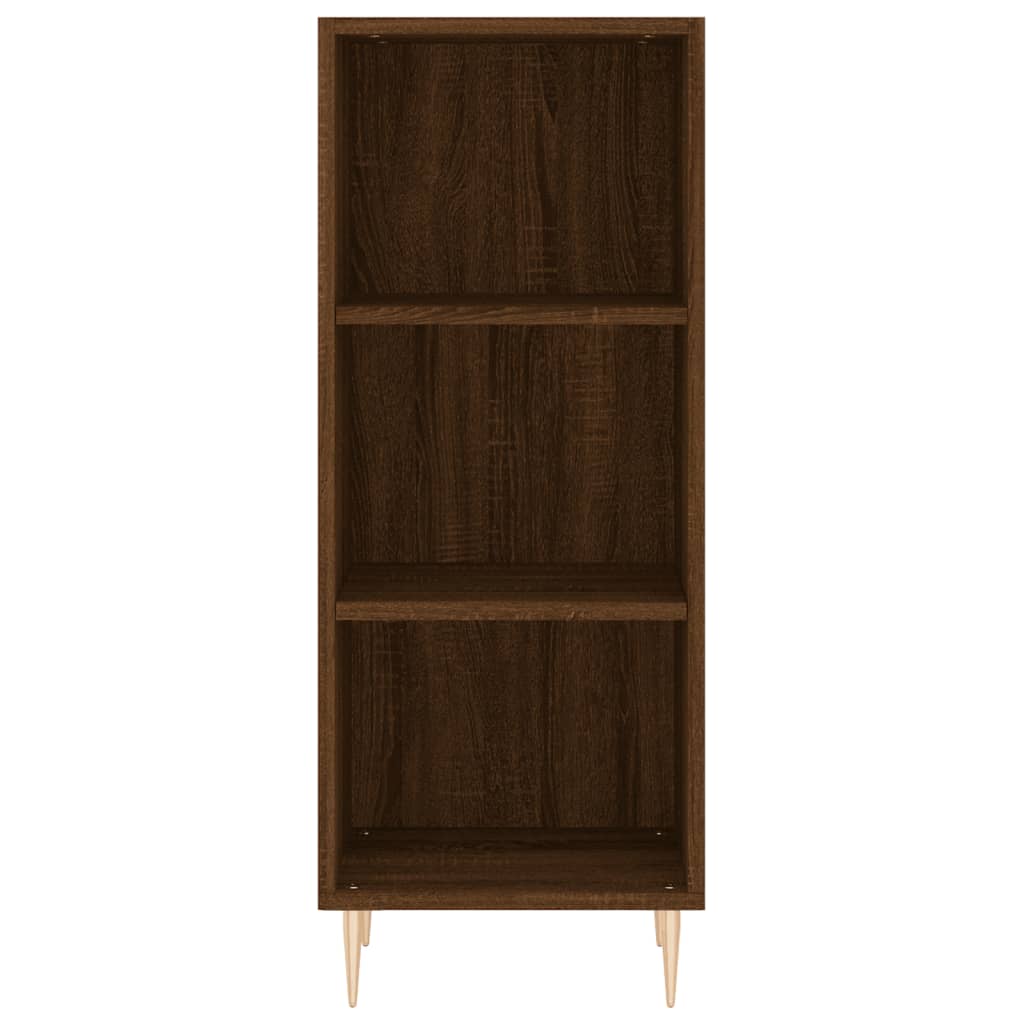 Buffet chêne marron 34,5x32,5x90 cm bois d'ingénierie - XIOS