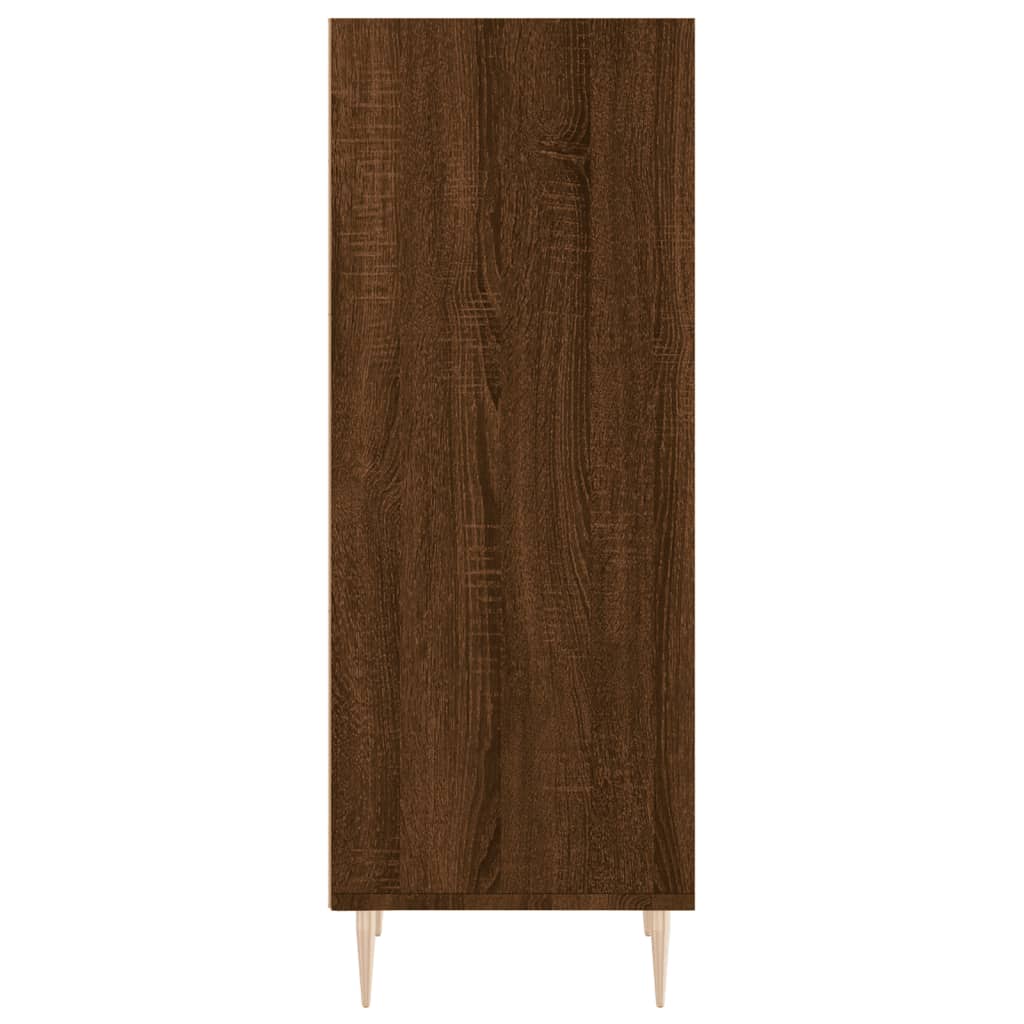 Buffet chêne marron 34,5x32,5x90 cm bois d'ingénierie - XIOS