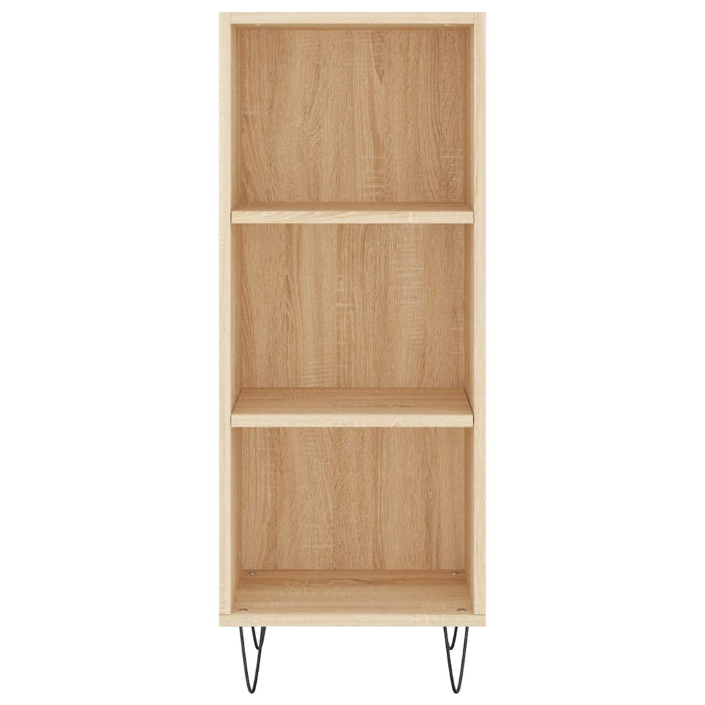 Buffet chêne sonoma 34,5x32,5x90 cm bois d'ingénierie - XIOS