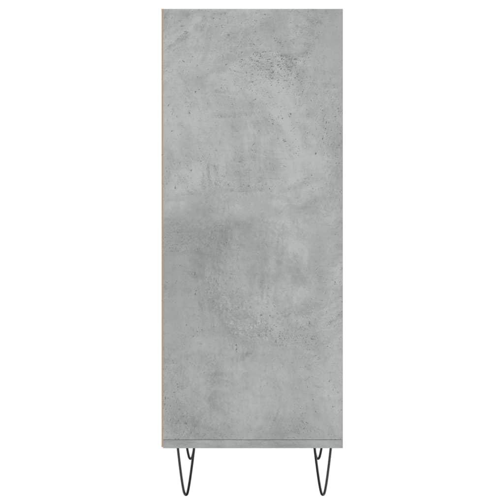 Buffet gris béton 34,5x32,5x90 cm bois d'ingénierie - XIOS