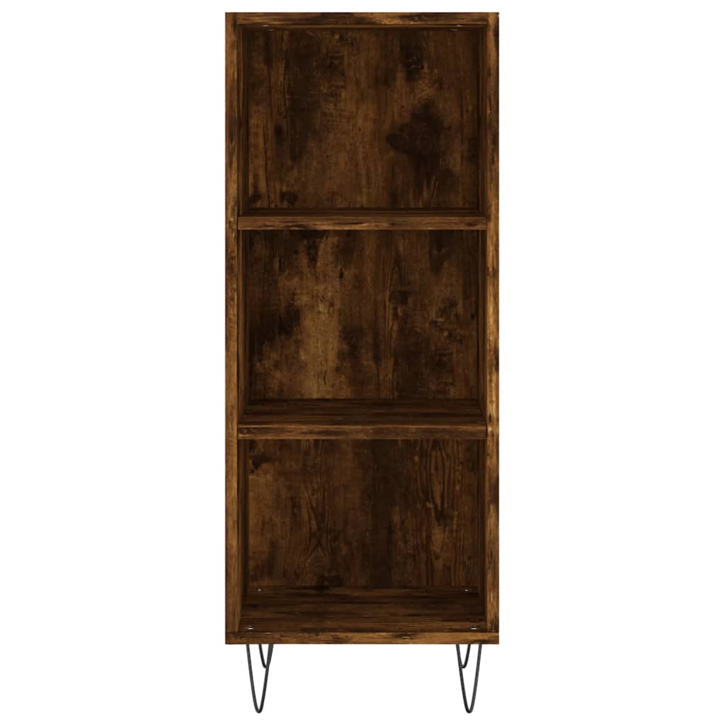 Buffet chêne fumé 34,5x32,5x90 cm bois d'ingénierie - XIOS